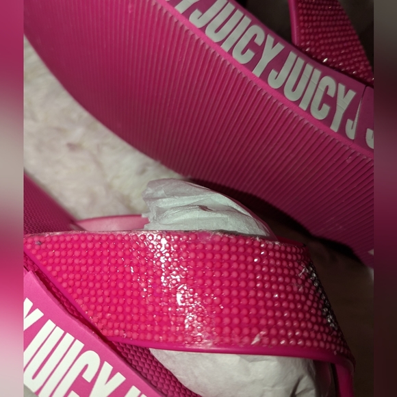 Nwt Juicy couture fuchsia Juicy Sandy sandals - Picture 4 of 16
